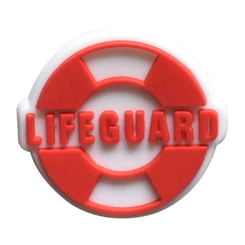 1Pcs PVC Fireman Shoe Charms for Crocs DIY Badge Woman Clogs Buckle Kids Pins Decoration Jeans Shoe Accessories X-Mas Gift